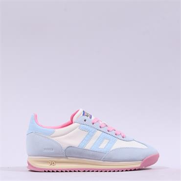 Back 70 Jogger T Toe Laced Retro Trainer - Rose Sky